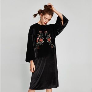 Zara Embroidered Dress